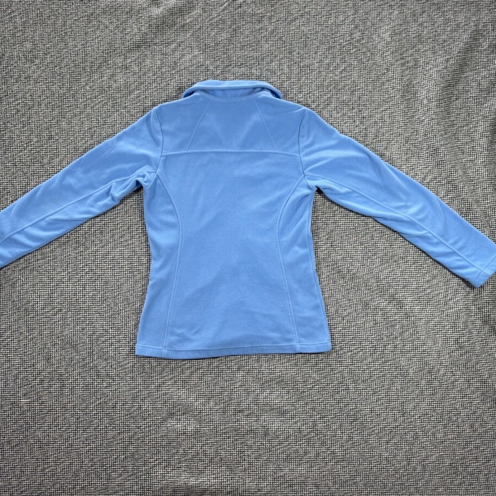 Columbia Fast Trek II Sky Blue Fleece Full Zip Jacket Womens Small Active Fit